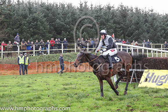 03rd MAYOHILL and Derek O'Connor ( 5 , BLACK  WHITE QTD; black  white hlvd sleeves; white cap ) Trainer: Colin S. McKeever , Owner : Dennison, W.W.