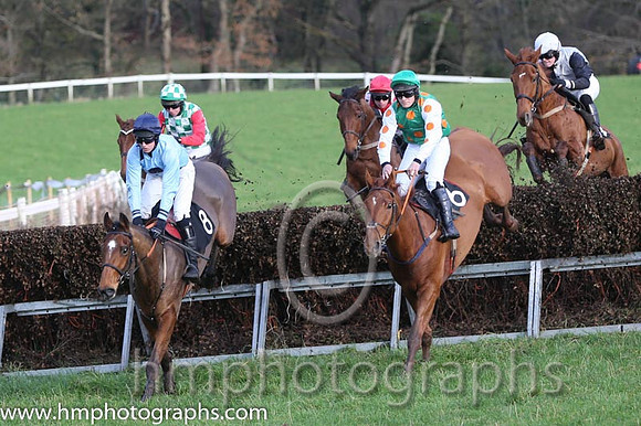 02 Areema and M J Lynch - - 02nd (8 ,light blue, navy large spots ) Trainer - I R Ferguson  01 Kilcullen Flem and R James - - 01st (6 ,emerald green, orange hoops ) Trainer - Donnchadh Doyle