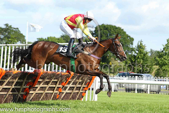 07th Penthouse Poppet and M. Hamill (13 ,red, yellow sash ), Trainer:C.A.McBratney , Owner:Mrs. David McBratney