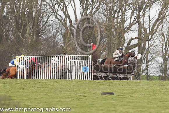01st THUNDEROSA and L OcCarroll ( 18 , BEIGE,dark blue seams; beige sleeves,dark blue seams; dark blue cap,beige star ) Trainer: Dermot McLoughlin , Owner : Fidelma Toole
