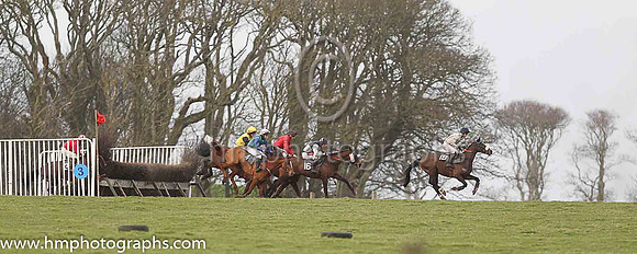 01st THUNDEROSA and L OcCarroll ( 18 , BEIGE,dark blue seams; beige sleeves,dark blue seams; dark blue cap,beige star ) Trainer: Dermot McLoughlin , Owner : Fidelma Toole