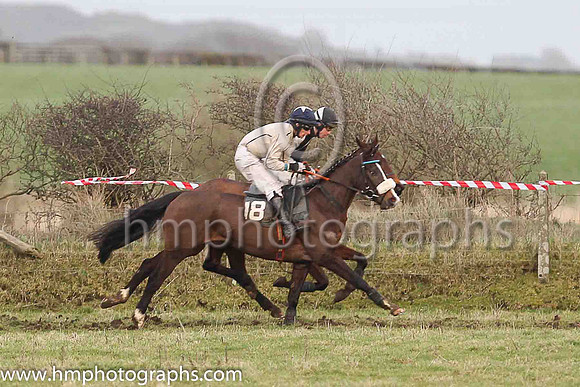 01st THUNDEROSA and L OcCarroll ( 18 , BEIGE,dark blue seams; beige sleeves,dark blue seams; dark blue cap,beige star ) Trainer: Dermot McLoughlin , Owner : Fidelma Toole