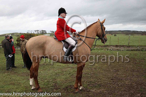 Declan Feeney, Huntsman at the East Down P2P Steeplechases at Tyrella