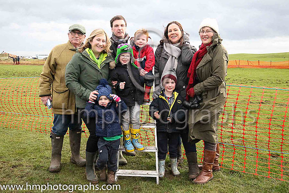 The McCartan family at East Down P2P at Tyrella