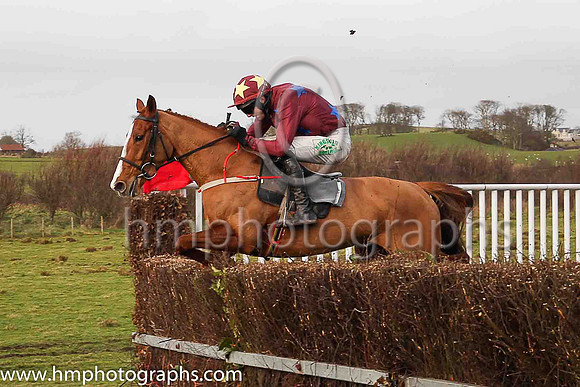 02nd DRUMCONNOR GIRL and D G Lavery ( 1 , MAROON,royal blue stars; maroon sleeves; maroon cap,yellow stars ) Trainer: J.J. Lambe , Owner : Martin Abernethy