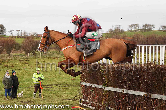 02nd DRUMCONNOR GIRL and D G Lavery ( 1 , MAROON,royal blue stars; maroon sleeves; maroon cap,yellow stars ) Trainer: J.J. Lambe , Owner : Martin Abernethy