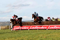 Imperial Shabra & J L Cullen - 3rd (3, black, red spots) & Cristal Bonus & D A Jacob - Winner (2, light blue and dark chevrons) - FT8E8182-eb