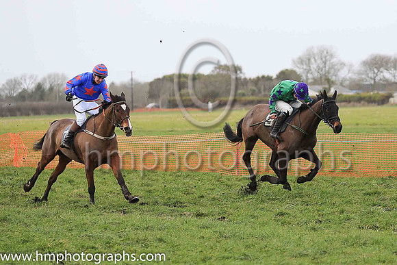 ANCIENT HIGHWAY and T A Connolly ( 3 , ROYAL BLUE,red star; royal blue sleeves,red stars; royal blue  red hooped cap ) Trainer: P.A. Fahy , Owner : Natalie Fahy