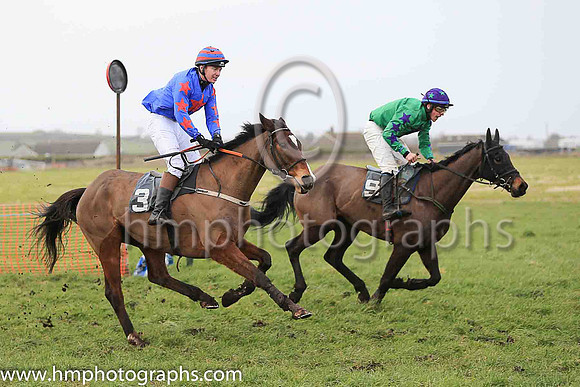 ANCIENT HIGHWAY and T A Connolly ( 3 , ROYAL BLUE,red star; royal blue sleeves,red stars; royal blue  red hooped cap ) Trainer: P.A. Fahy , Owner : Natalie Fahy