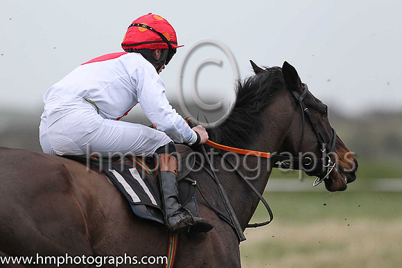 04th FRIARS HILL and J C Orr ( 11 , WHITE,red disc; white sleeves; red cap,orange spots ) Trainer: Tom Brickley , Owner : David Brickley