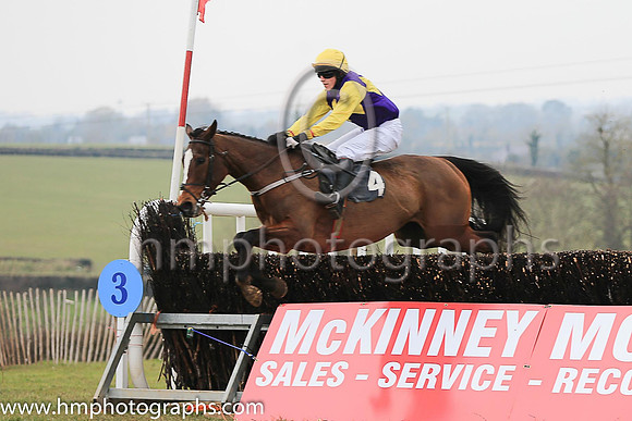 01st HE KNOWS MY NAME and D McConville ( 4 , PURPLE,yellow triple diamond; yellow sleeves; yellow cap ) Trainer: Marshall Watson,, Owner : Claire Watson