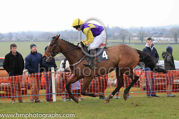 01st HE KNOWS MY NAME and D McConville ( 4 , PURPLE,yellow triple diamond; yellow sleeves; yellow cap ) Trainer: Marshall Watson,, Owner : Claire Watson