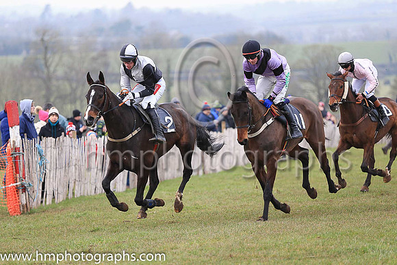 01st Dead Heat between BALLYART and Derek O'Connor ( 2 ,Antrim (H) - BLACK  WHITE QTD; black  white hlvd sleeves; white cap ) and SCHOOL LANE and D G Lavery ( 11 , MAUVE,black sash; mauve sleeves,blac