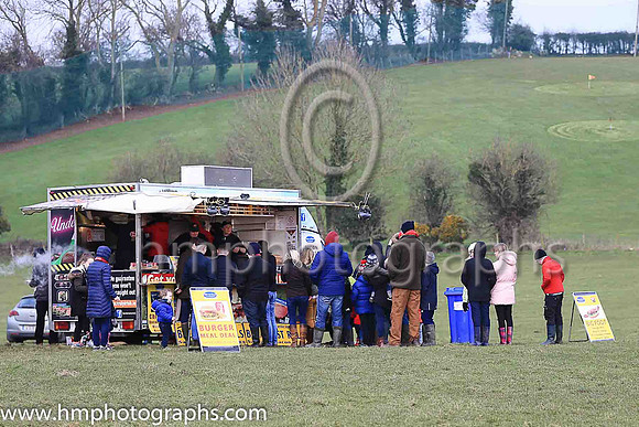 Queue for food at Tnan and Armagh Hunt Point to Point