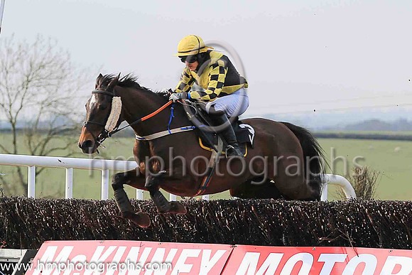 04th ALICE'S STAR and Miss A O'Sullivan ( 3 , BLACK,yellow cross belts; black  yellow check sleeves; yellow cap ) Trainer: Denis O'Sullivan , Owner : Denis O'Sullivan