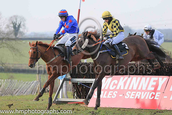04th ALICE'S STAR and Miss A O'Sullivan ( 3 , BLACK,yellow cross belts; black  yellow check sleeves; yellow cap ) Trainer: Denis O'Sullivan , Owner : Denis O'Sullivan