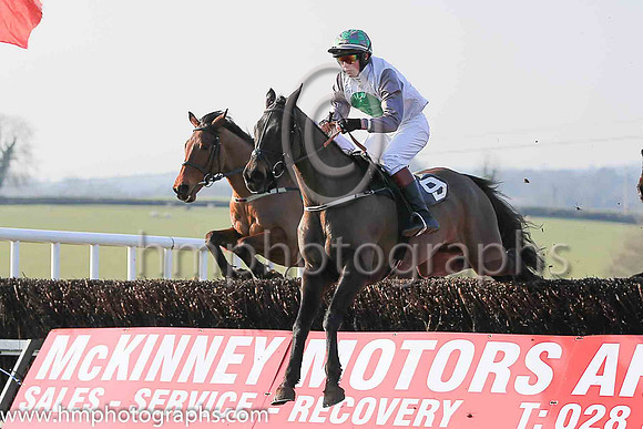 04th QUICKASYOUCAN and J Johnston ( 9 , WHITE,green disc; grey sleeves; green  grey check cap ) Trainer: C.A. McBratney , Owner : S. Downey  J. Marley  P. McGurk.