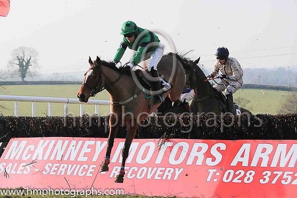ISN'T SHE LOVELY and M J O'Hare ( 3 , EMERALD GREEN,dark blue hoop; emerald green sleeves,dark blue armlet; emerald green cap,dark blue spots ) Trainer: J.G. Cosgrave , Owner : Whitten, Pauline