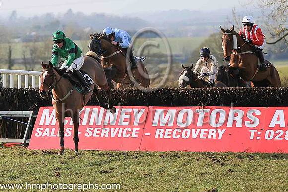01st CELTIC THUNDER and D McConville ( 1 , RED  WHITE STRIPES; red sleeves; white cap ) Trainer: Marshall Watson,, Owner : Daire J. McConville