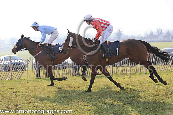 01st CELTIC THUNDER and D McConville ( 1 , RED  WHITE STRIPES; red sleeves; white cap ) Trainer: Marshall Watson,, Owner : Daire J. McConville