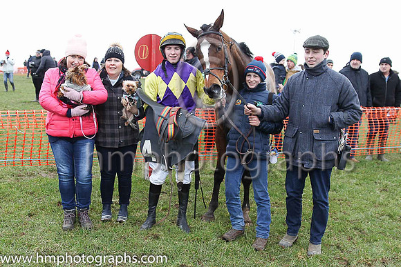 01st HE KNOWS MY NAME and D McConville ( 4 , PURPLE,yellow triple diamond; yellow sleeves; yellow cap ) Trainer: Marshall Watson,, Owner : Claire Watson