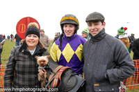 01st HE KNOWS MY NAME and D McConville ( 4 , PURPLE,yellow triple diamond; yellow sleeves; yellow cap ) Trainer: Marshall Watson,, Owner : Claire Watson