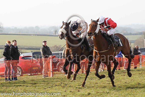 01st CELTIC THUNDER and D McConville ( 1 , RED  WHITE STRIPES; red sleeves; white cap ) Trainer: Marshall Watson,, Owner : Daire J. McConville