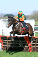 01st Papal Lodge and D F ORegan ( 6 , green, red star ) Trainer - Mrs D Foster , Owner - Justanidea Syndicate