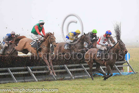 01st I'M HERE and M J Lynch ( 13 , GREEN; red sleeves; white cap,green hoop ) Trainer: George Stewart,, Owner : George Stewart