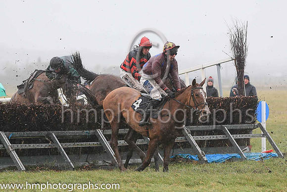 TRY IT YOU and S Caunagh ( 11 , DARK GREEN,black sash; dark green sleeves; black cap ) Trainer: Brian W. Dougan , Owner : Richard S. Gibson