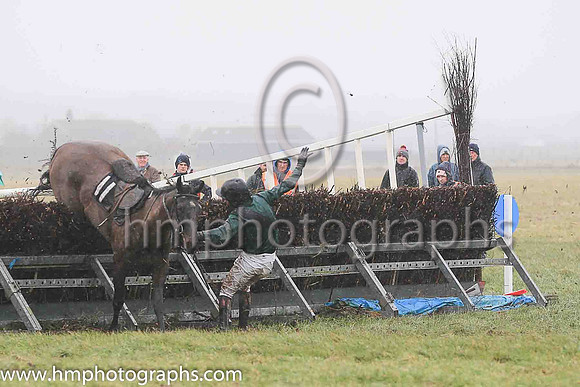 TRY IT YOU and S Caunagh ( 11 , DARK GREEN,black sash; dark green sleeves; black cap ) Trainer: Brian W. Dougan , Owner : Richard S. Gibson