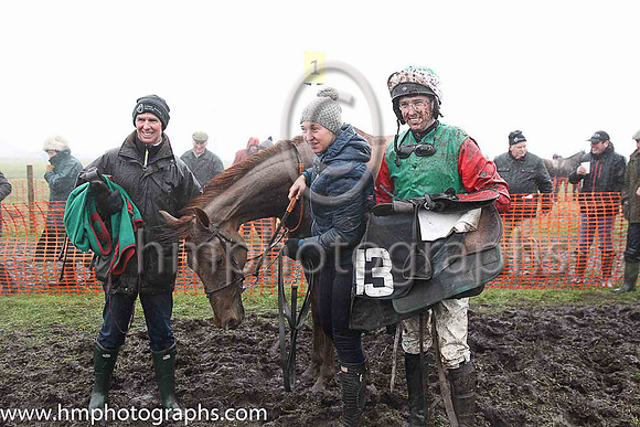 01st I'M HERE and M J Lynch ( 13 , GREEN; red sleeves; white cap,green hoop ) Trainer: George Stewart,, Owner : George Stewart