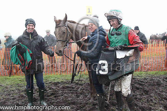 01st I'M HERE and M J Lynch ( 13 , GREEN; red sleeves; white cap,green hoop ) Trainer: George Stewart,, Owner : George Stewart