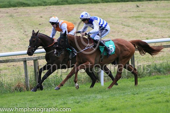 pu Patrick Martin (5 ,blue and white hoops ) Jockey: E Walsh(5) ,Trainer: Patrick Martin