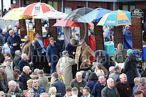 Large crowds at Downpatrick Racecourse