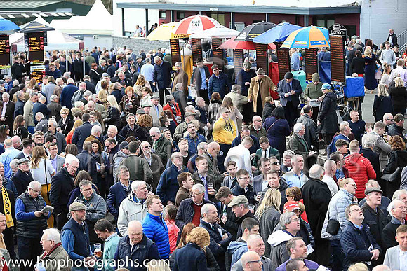 Large Crowds at Downpatrick Racecourse