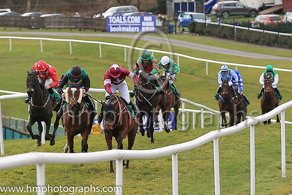 01st Isodon and Katie O'Farrell ( 2 , maroon, white star ) Trainer - G Elliott , Owner - Gigginstown House Stud