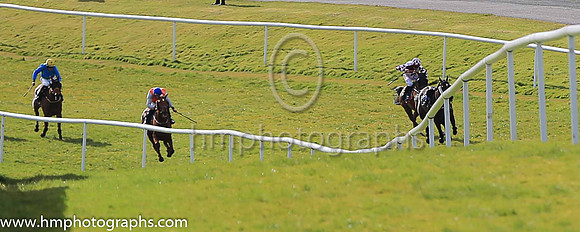 01st Poormans Hill and J W Kennedy ( 5 , orange ) Trainer - G Elliott , Owner - Vincent Caldwell  Mrs Kathleen Caldwell