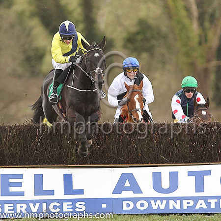 01st Timewaitsfornoone and Mr M J O?Hare 5 ( 3 , yellow, blue sash ) Trainer - A Fleming , Owner - Barry Connell