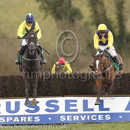 01st Timewaitsfornoone and Mr M J O?Hare 5 ( 3 , yellow, blue sash ) Trainer - A Fleming , Owner - Barry Connell