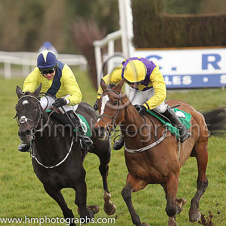 01st Timewaitsfornoone and Mr M J O?Hare 5 ( 3 , yellow, blue sash ) Trainer - A Fleming , Owner - Barry Connell