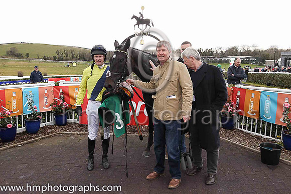 01st Timewaitsfornoone and Mr M J O?Hare 5 ( 3 , yellow, blue sash ) Trainer - A Fleming , Owner - Barry Connell
