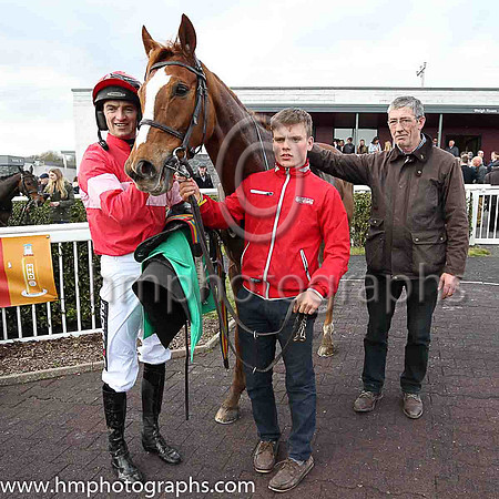 01st Getareason and Mr P W Mullins ( 2 , red, pink band ) Trainer - W P Mullins , Owner - Sullivan Bloodstock Limited