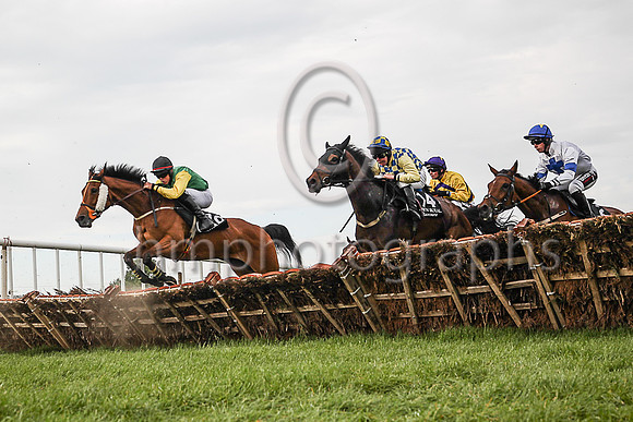 01st Zagnzig and A E Lynch ( 14 , yellow and blue check ) Trainer - H Smyth , Owner - H Smyth