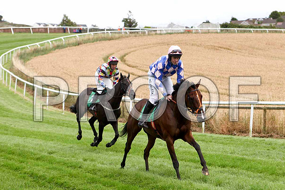 Sun Fisher - 3rd , Jockey Andrew J McMamara & Clouded Thoughts - 2nd, Jockey R M Power -  IMG_9405-e