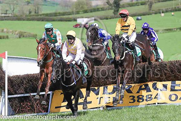 01st COURT JURADO and J P O'Rourke ( 15 , EMERALD GREEN,orange spots; white sleeves,orange spots; emerald green cap ) Trainer: Donnchadh Doyle , Owner : Syndicate Monbeg