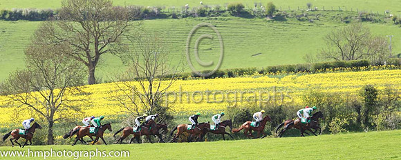 01st EVERYBREATHYOUTAKE and M J O'Hare ( 36 , WHITE; dark blue  emerald green striped sleeves; emerald green cap ) Trainer: J.G. Cosgrave , Owner : Neville Reid