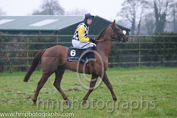 05 No Dice and Mr S Clements - - 05th (6 ,black and white check ) Trainer - A J Martin
