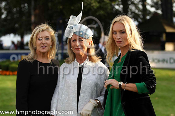 Irish Fashion Designer Louise Kennedy, Liz Maher from Bagnellstown Carlow winner of the Style and Elegance Competition and Victoria Smurfit Los Angeles based Irish Actress and official Irish Champions