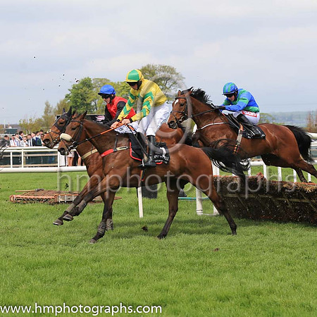 08th All For Nothing and C D Maxwell ( 1 , yellow, green star ) Trainer - D A McLoughlin , Owner - Sean F Gallagher